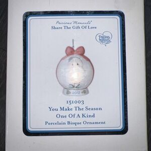 Precious Moments You Make The Season One of a Kind Dated Ball Ornament 2015 With